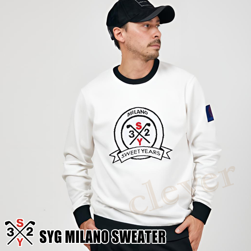 30%off SY32 ゴルフ GOLF 長袖ニット クルーネックニット SYG MILANO