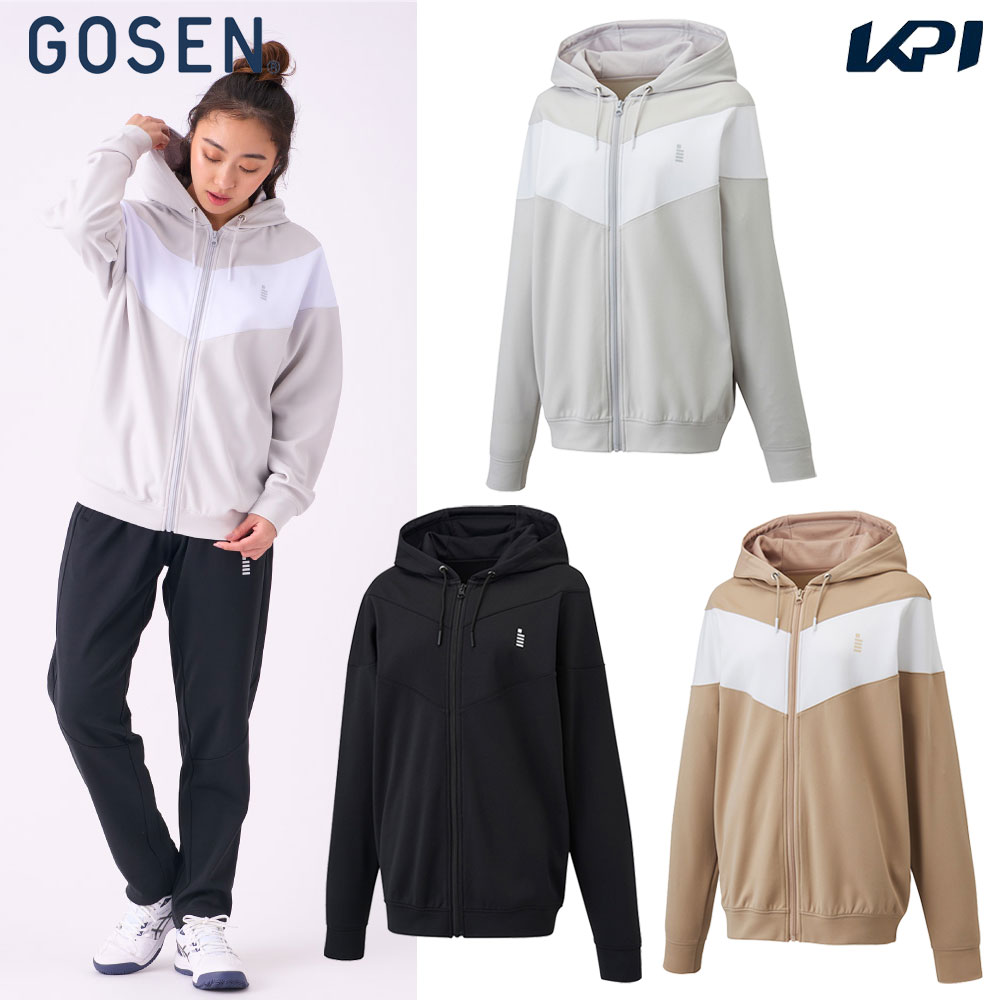 GOSEN（ゴーセン） テニスウェア レディース L裏起毛ストレッチジップ