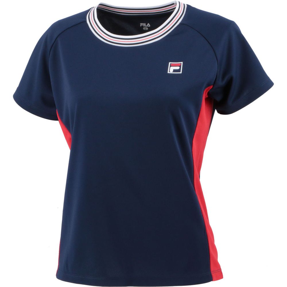 FILA（フィラ） テニスウェア レディース ゲームシャツ VL7507 2023SS