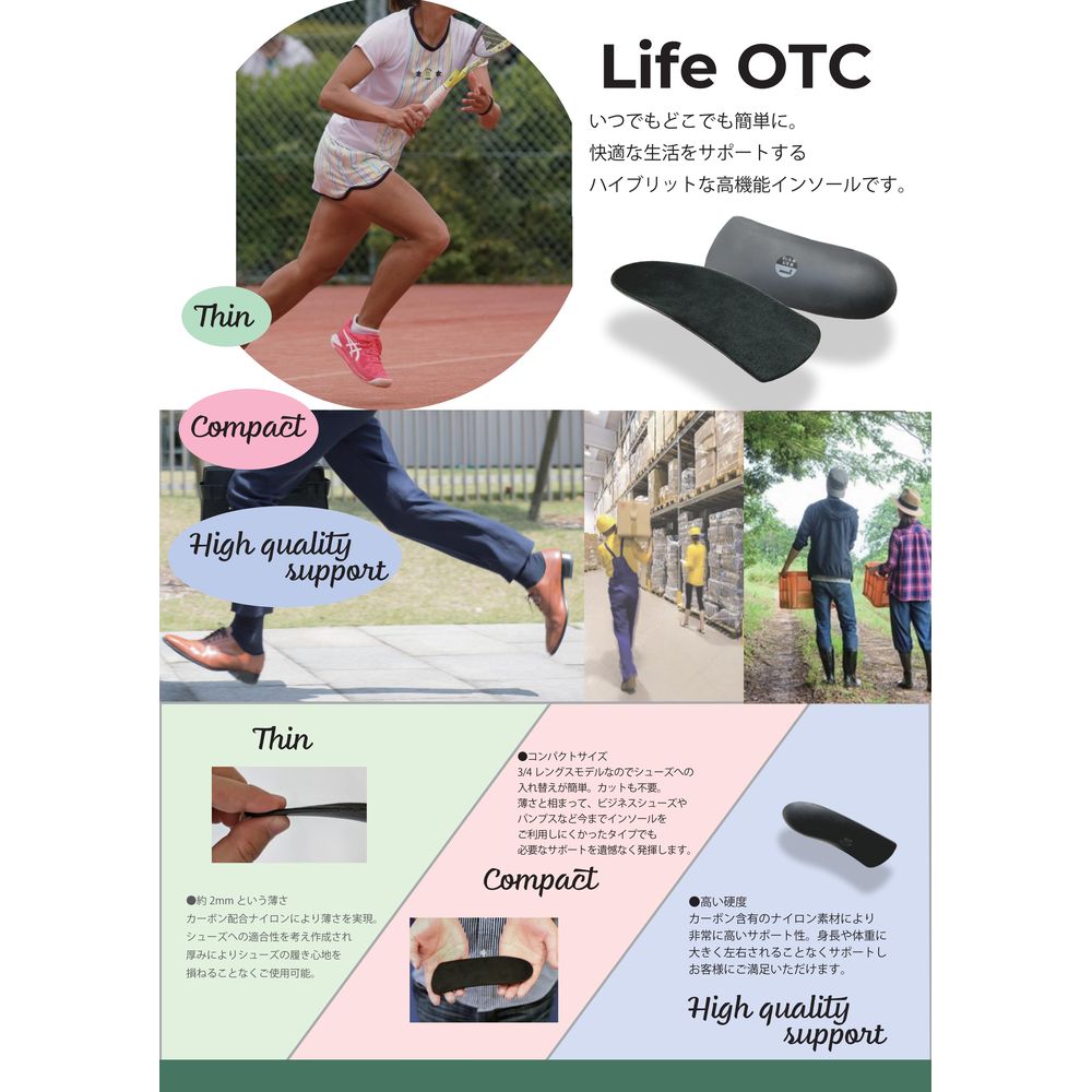 即日出荷』NWPL インソール Life OTC ITN001 ノースウエスト・ポディア