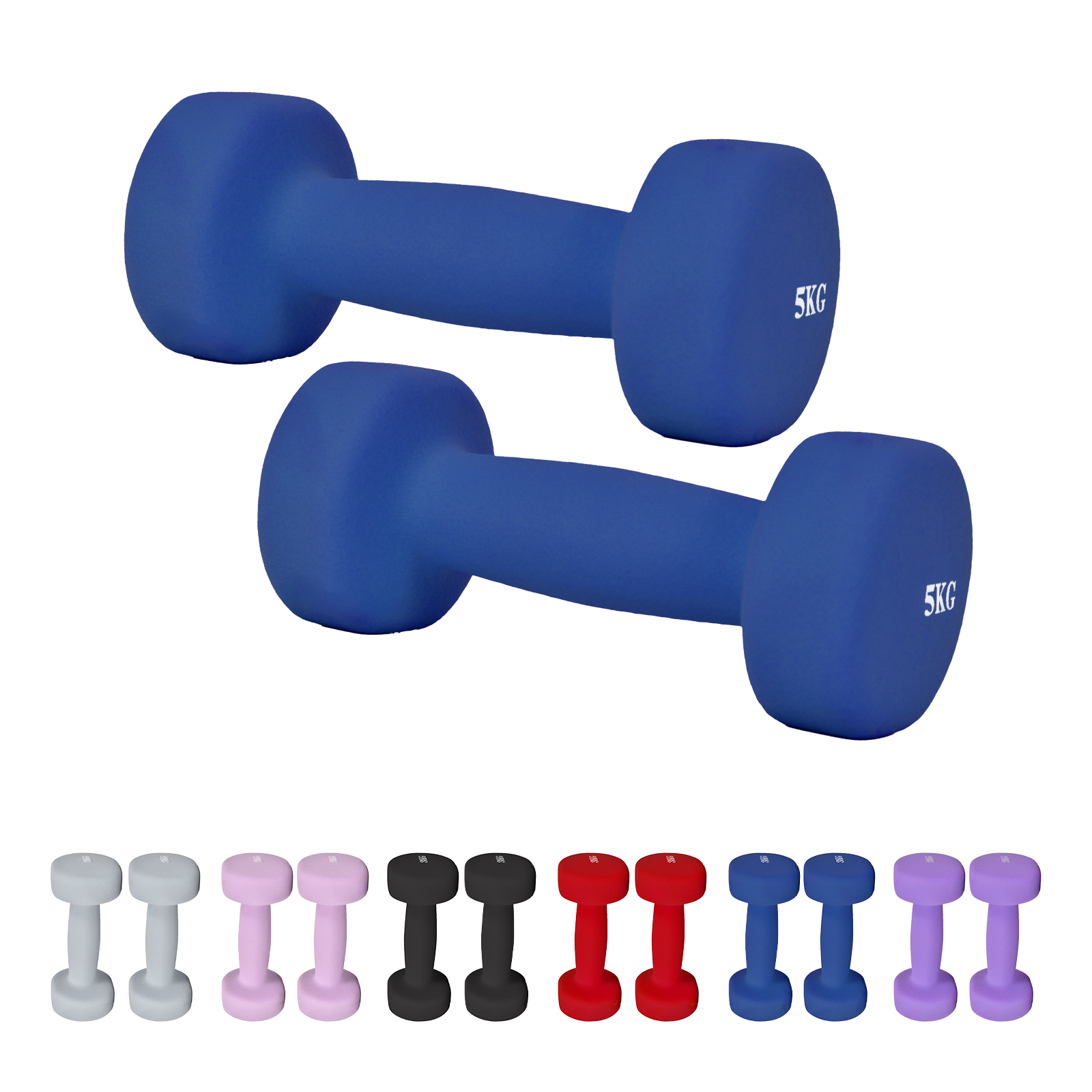 ダンベル 5kg 5キロ 2個 可愛い カラーダンベル トレーニング 筋力