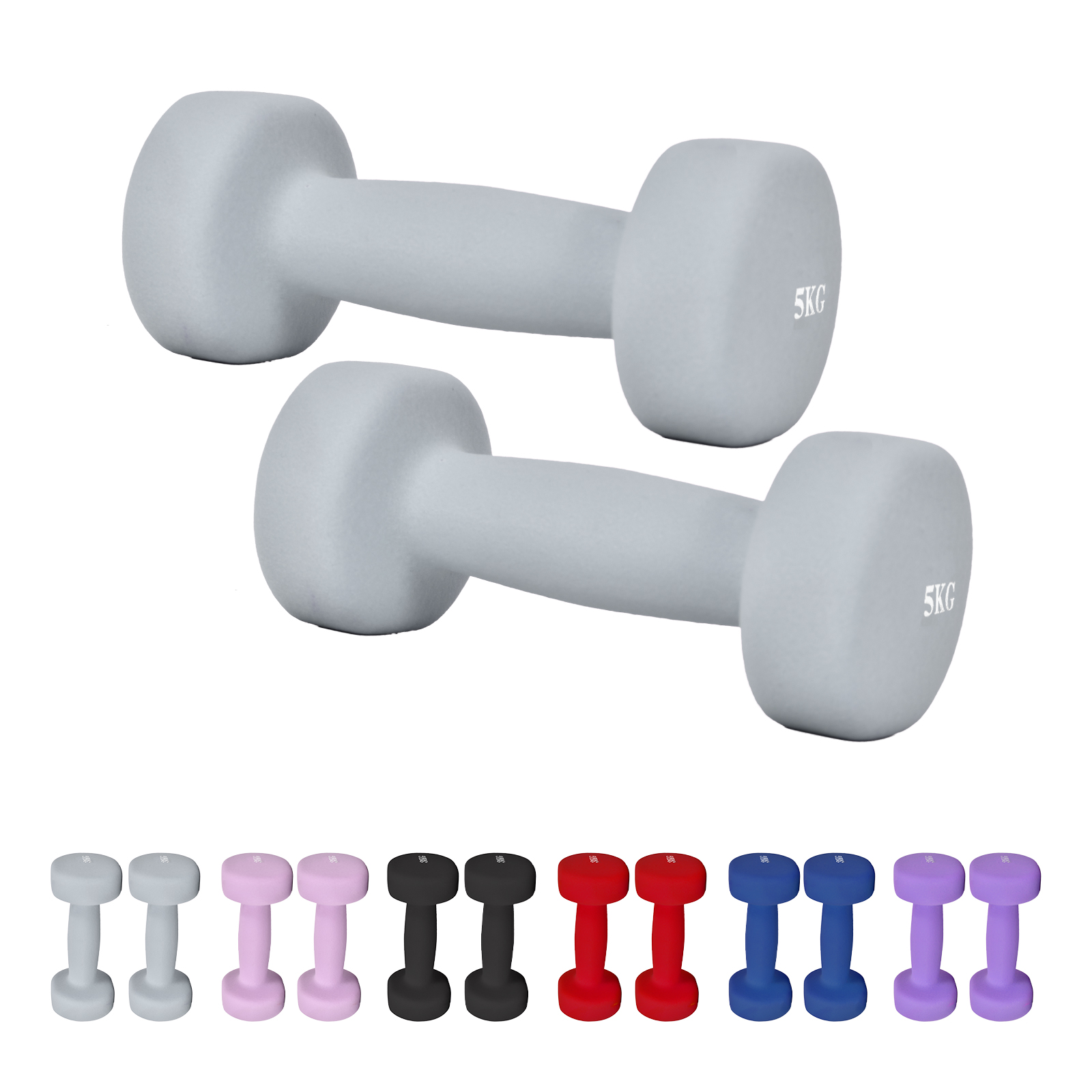 ダンベル 5kg 5キロ 2個 可愛い カラーダンベル トレーニング 筋力