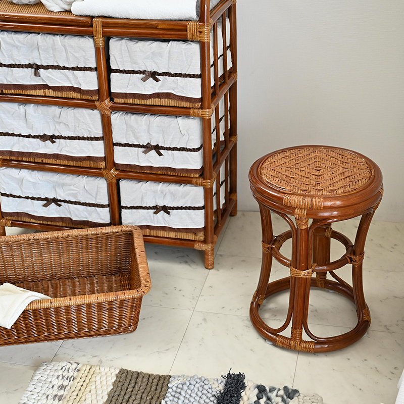 籐の椅子 スツール 腰掛け 脱衣所 脱衣場 玄関 業務用 備品 母の日 父