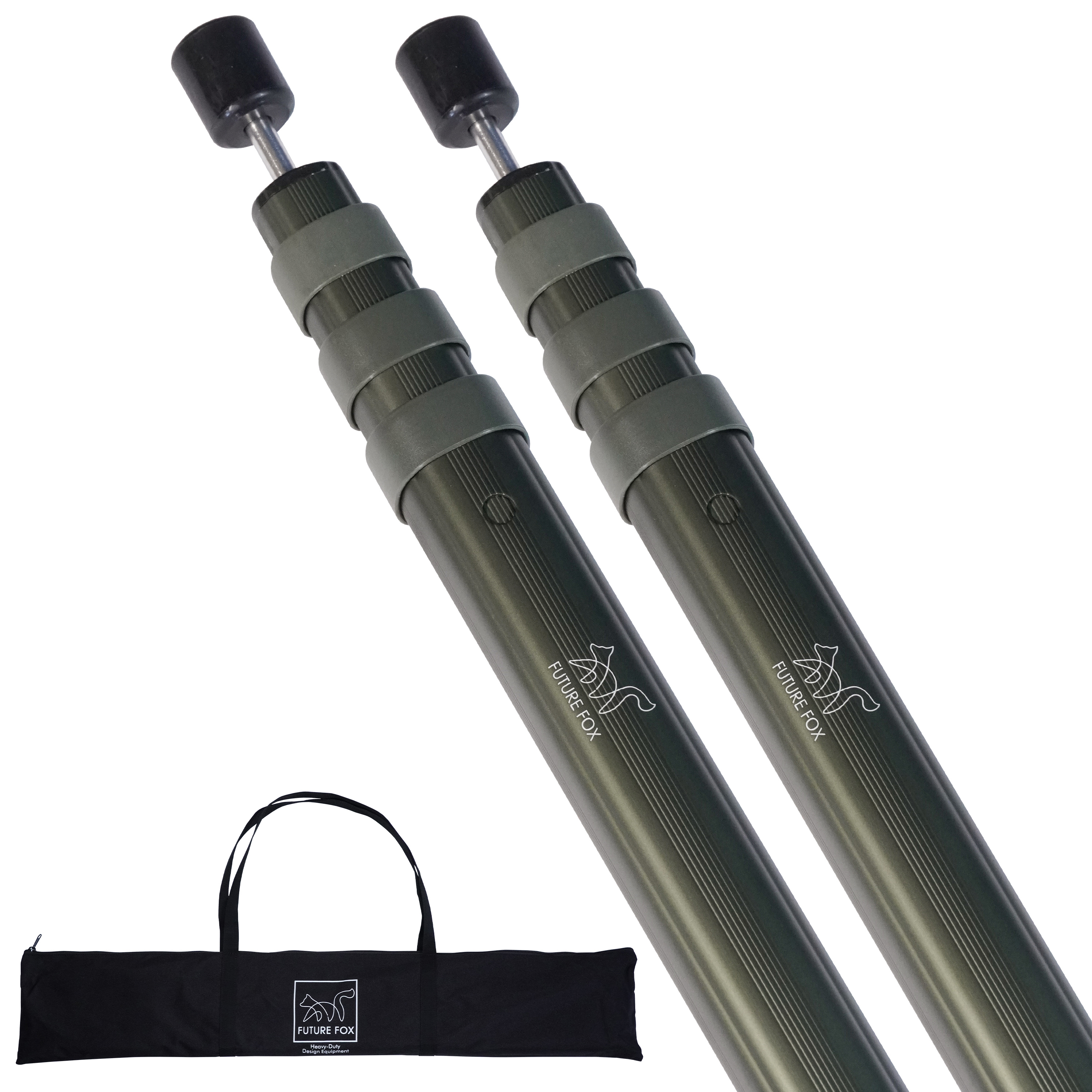FUTURE FOX 伸縮ポール 2本セット キャンプ タープポール テントポール