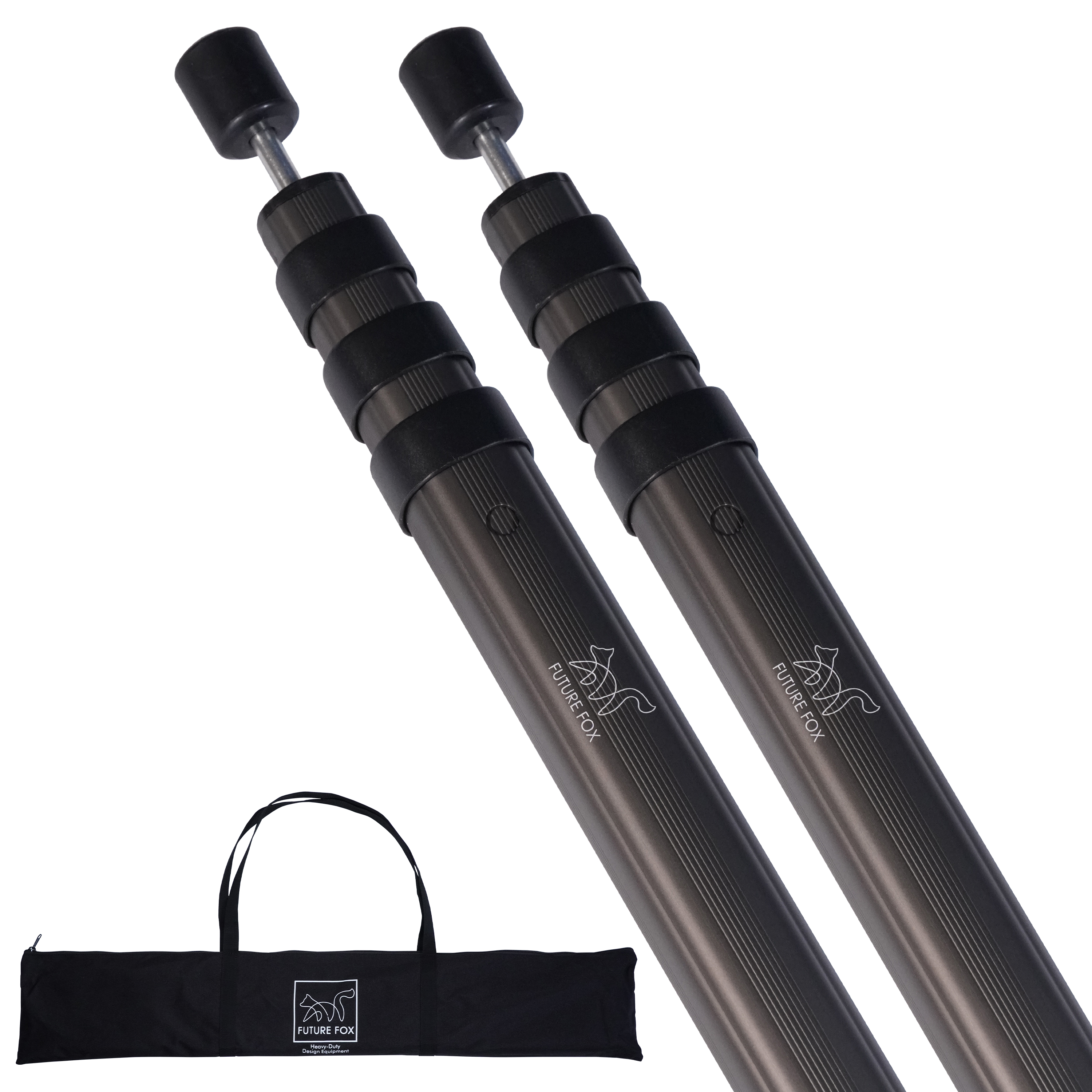FUTURE FOX 伸縮ポール 2本セット キャンプ タープポール テントポール