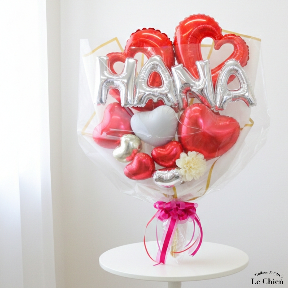 ご購入前に文字をご連絡下さい⭐︎Nameバルーン（レッド）BIGサイズ