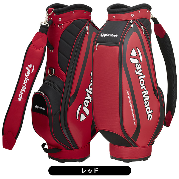 TaylorMade キャディバッグ（色：レッド系）｜ゴルフ用バッグ｜ゴルフ