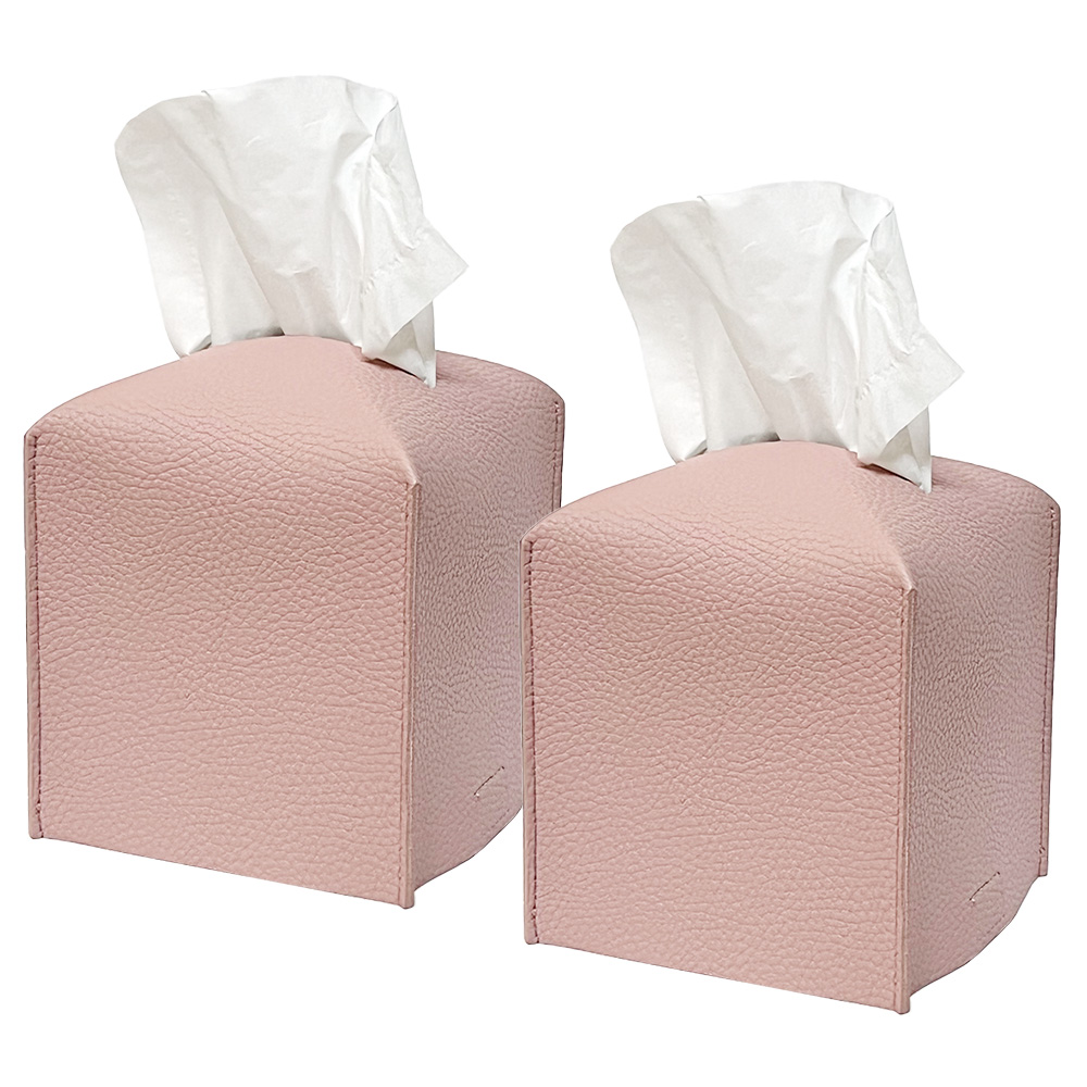 ティッシュケース 2個セット コンパクト おしゃれ ティッシュボックス