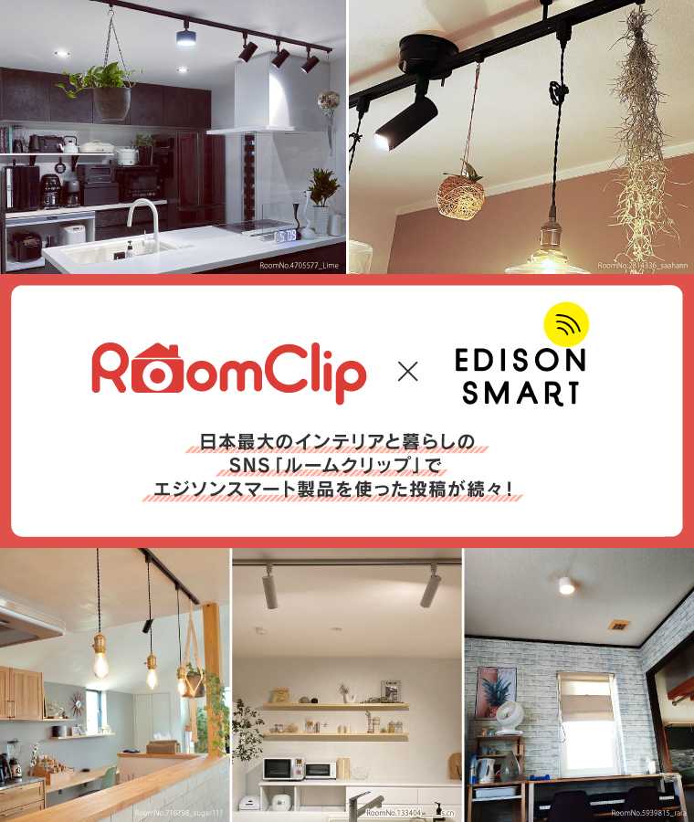 Edison Smart（エジソンスマート） ミニシーリングライト ウッド調