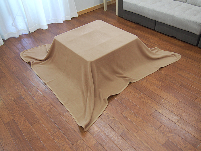 こたつ毛布 中掛け毛布 長方形 185×235 洗える 無地 フリース