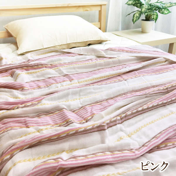 西川（nishikawa） ガーゼケット 6重ガーゼ シングル 綿100% やさしい