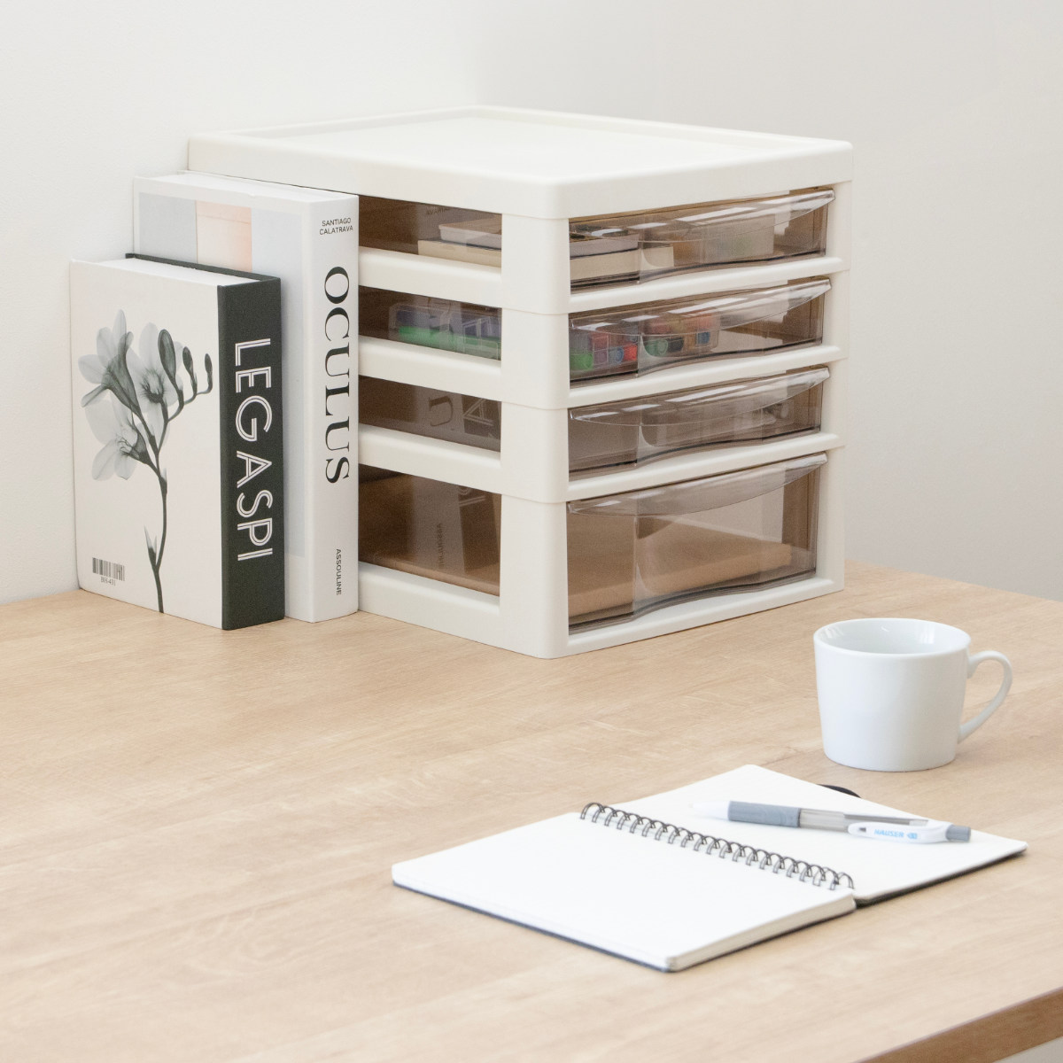 JEJアステージ レターケース A4サイズ 浅3段・深1段 2個セット