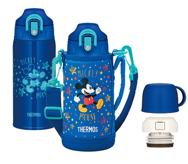 Disney（ディズニー） 子供用水筒 サーモス(thermos) 真空断熱 2ウェイ