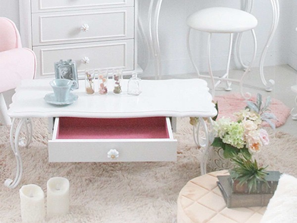 □在庫限り・入荷なし□ ローテーブル センターテーブル 引出し付 姫系