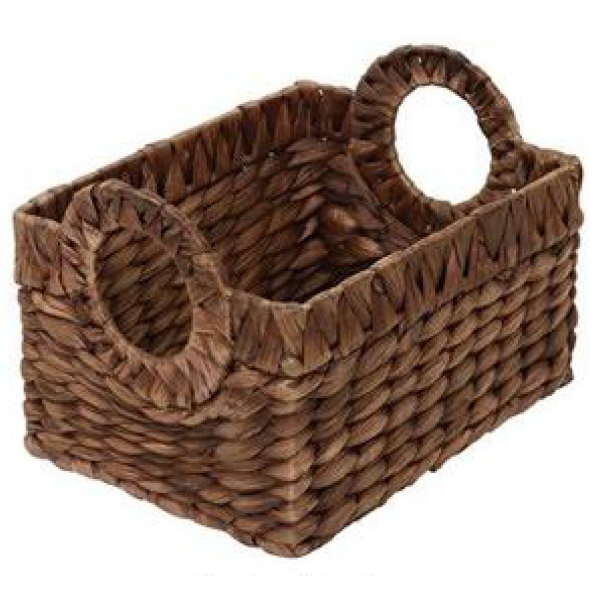 ちどり産業 収納 バスケット 持ち手付き 約 幅24×奥行20×高18cm 小物