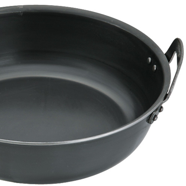 揚げ鍋 30cm ガス火専用 鉄製 天ぷら鍋 中尾アルミ 日本製 （ ガス火