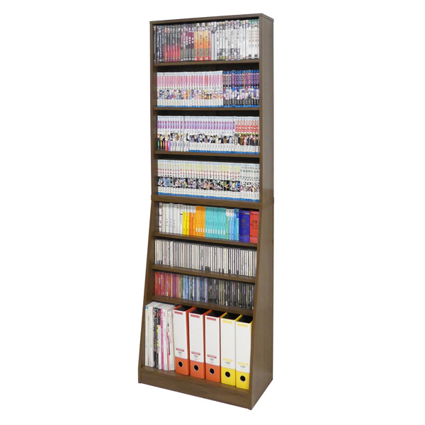 クロシオ 本棚 ホームシェルフ 大量収納 ハイタイプ 幅60cm