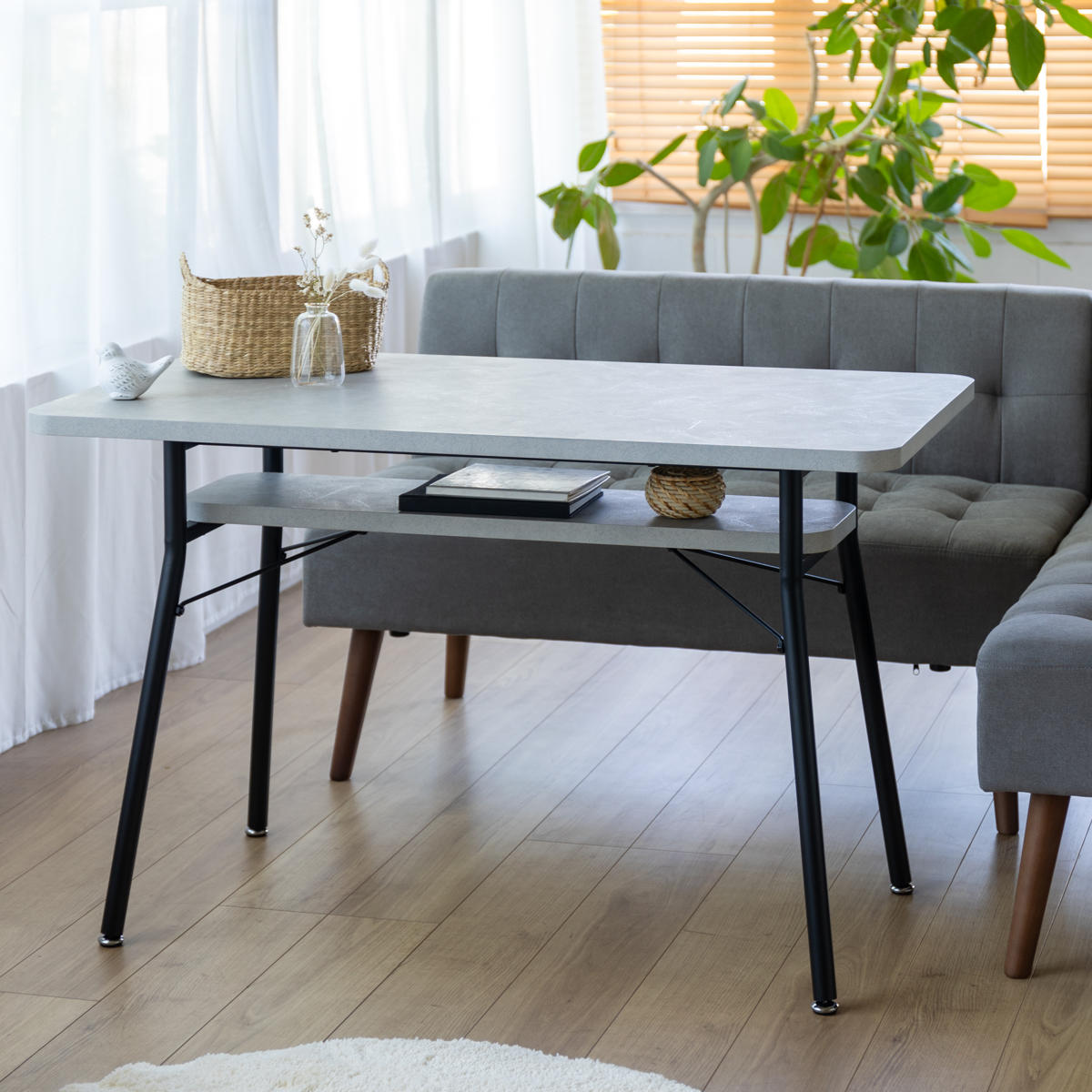 弘益 ダイニングテーブル 幅110cm ミルド ダイニング テーブル 木目調