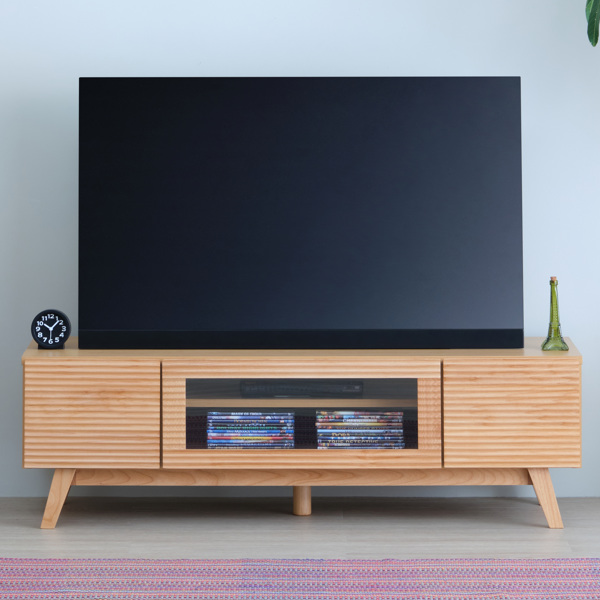一生紀（ISSEIKI） テレビ台 ローボード 北欧風 アルダー無垢材 オイル