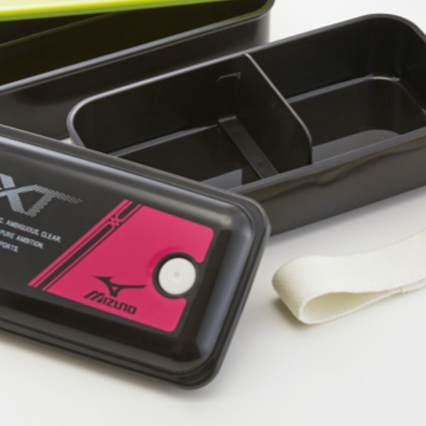 スケーター お弁当箱 2段 抗菌 850ml パッキン一体型 ふわっと ミズノ