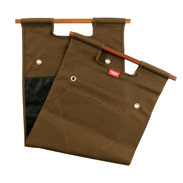 弘益 アウトドア 薪バッグ キャリー スタンド付 ログキャリー