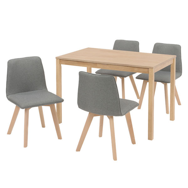 HAGiHARA（萩原） ダイニングセット 4人 5点セット ナチュラル