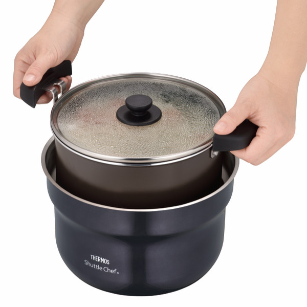 THERMOS（サーモス） シャトルシェフ 2.8L 保温調理鍋 IH対応 フッ素