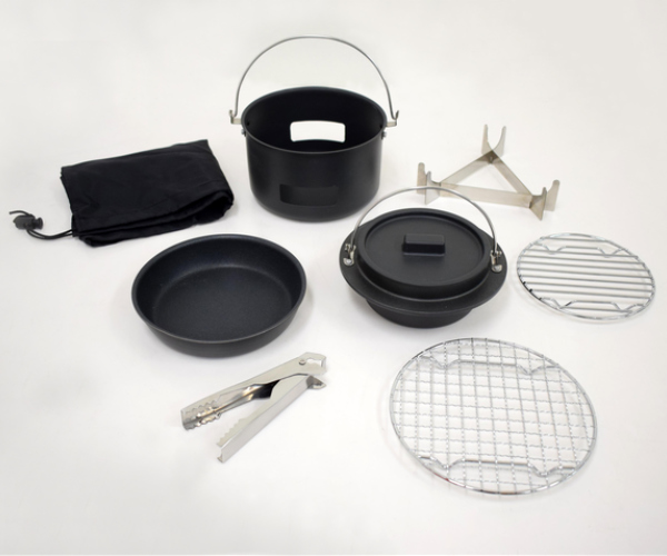 ウルシヤマ金属工業 アウトドア 調理器具セット 8点 ソロキャンプ