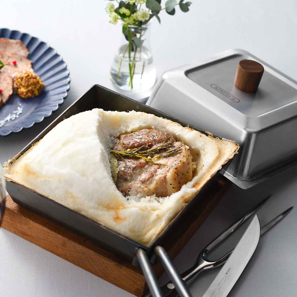 オークス（AUX） フライパン APELUCA コンパクトディープパン フタ付き