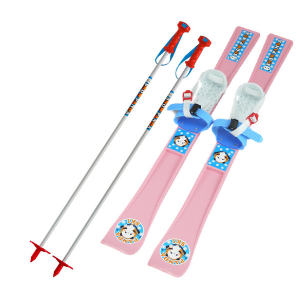 スキーセット パンダスキー 85cm （ 初心者 スキー板 ストック スキー