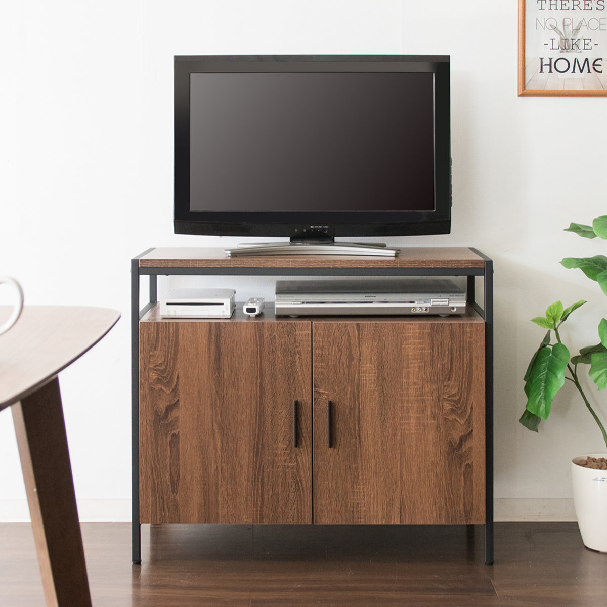 テレビ台 幅80cm ハイタイプ オープン収納付 キャビネット （ テレビ