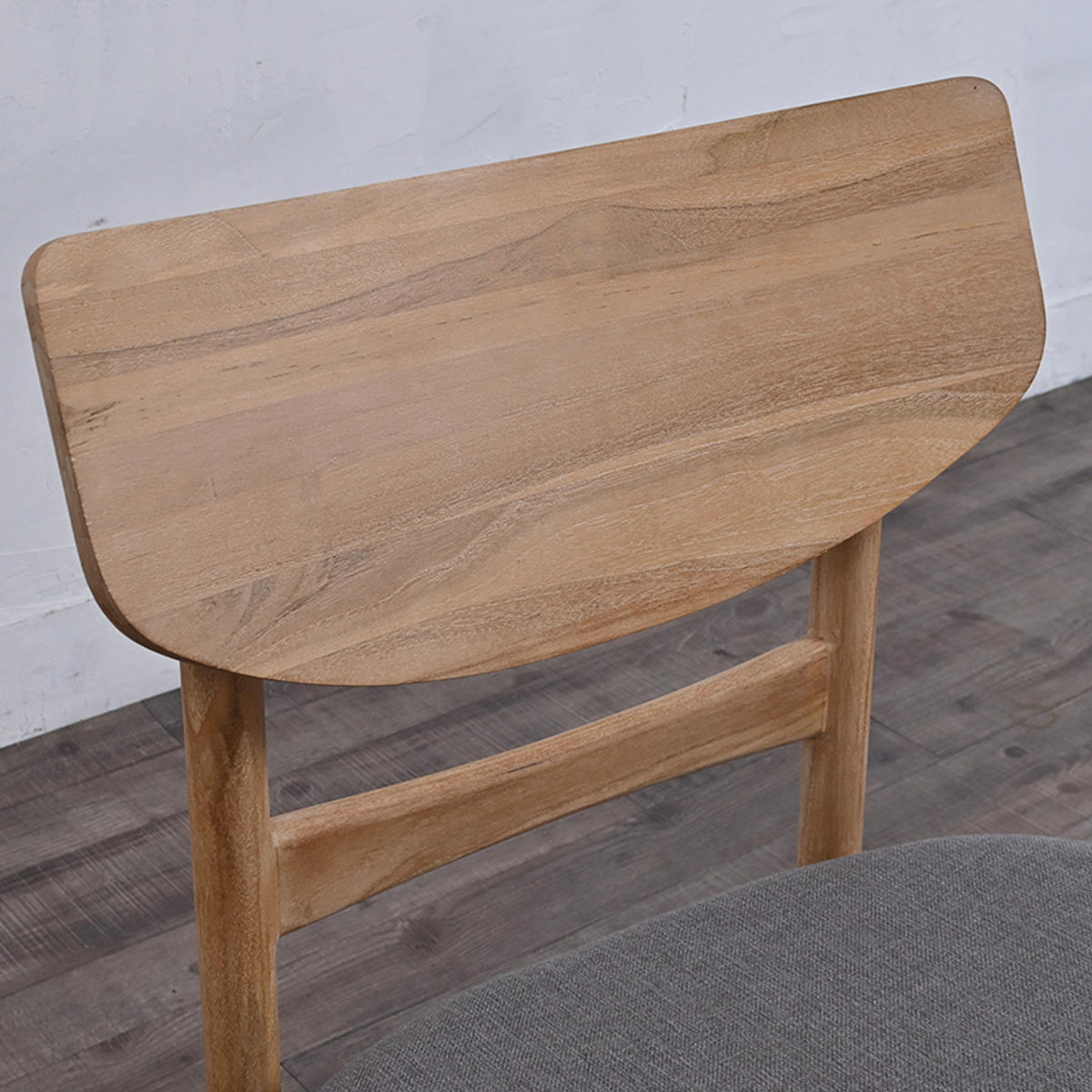 ダイニングチェア ロータイプ チーク無垢材 CALM 座面高37cm （ 食卓