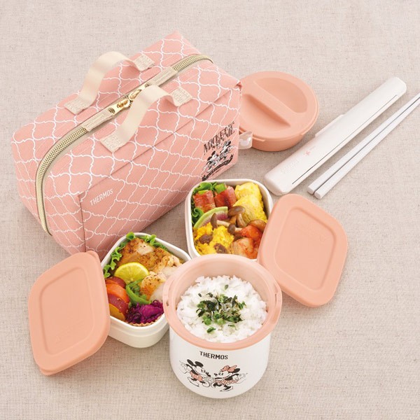 THERMOS（サーモス） 特価 弁当箱 保温 630ml ミッキー＆ミニー ランチ