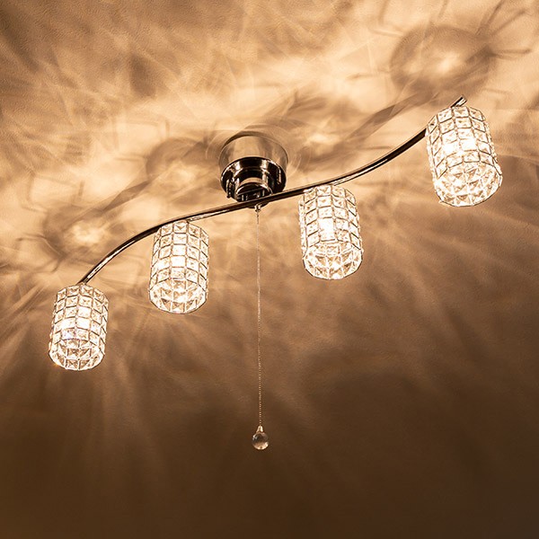 キシマ（KISHIMA） シーリングライト 照明 バータイプ Sアーム 4灯