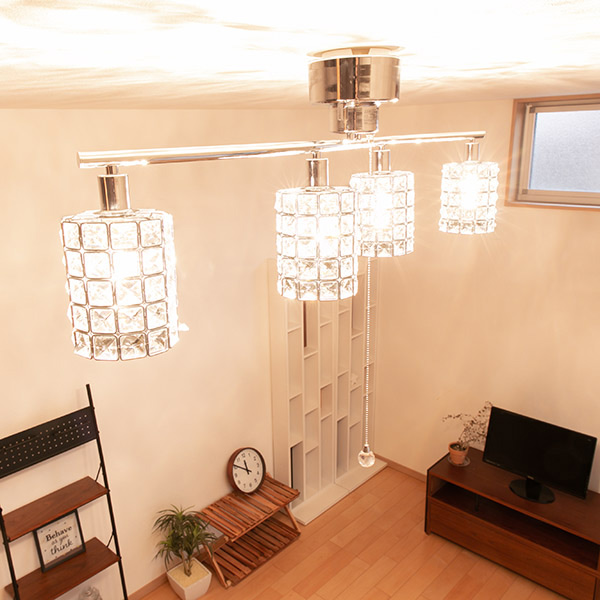 キシマ（KISHIMA） シーリングライト 照明 バータイプ Sアーム 4灯