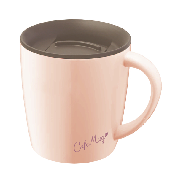 マグカップ 真空断熱 240ml フタ付き カフェマグ ステンレス製 保温