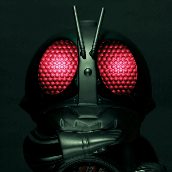 目覚まし時計 仮面ライダー （ 立体おしゃべり時計 置時計 アナログ