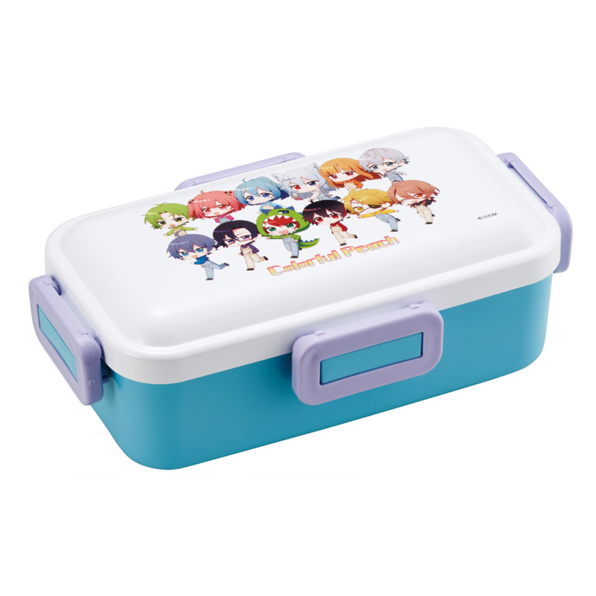 スケーター お弁当箱 抗菌ふわっと弁当箱 1段 530ml カラフルピーチ