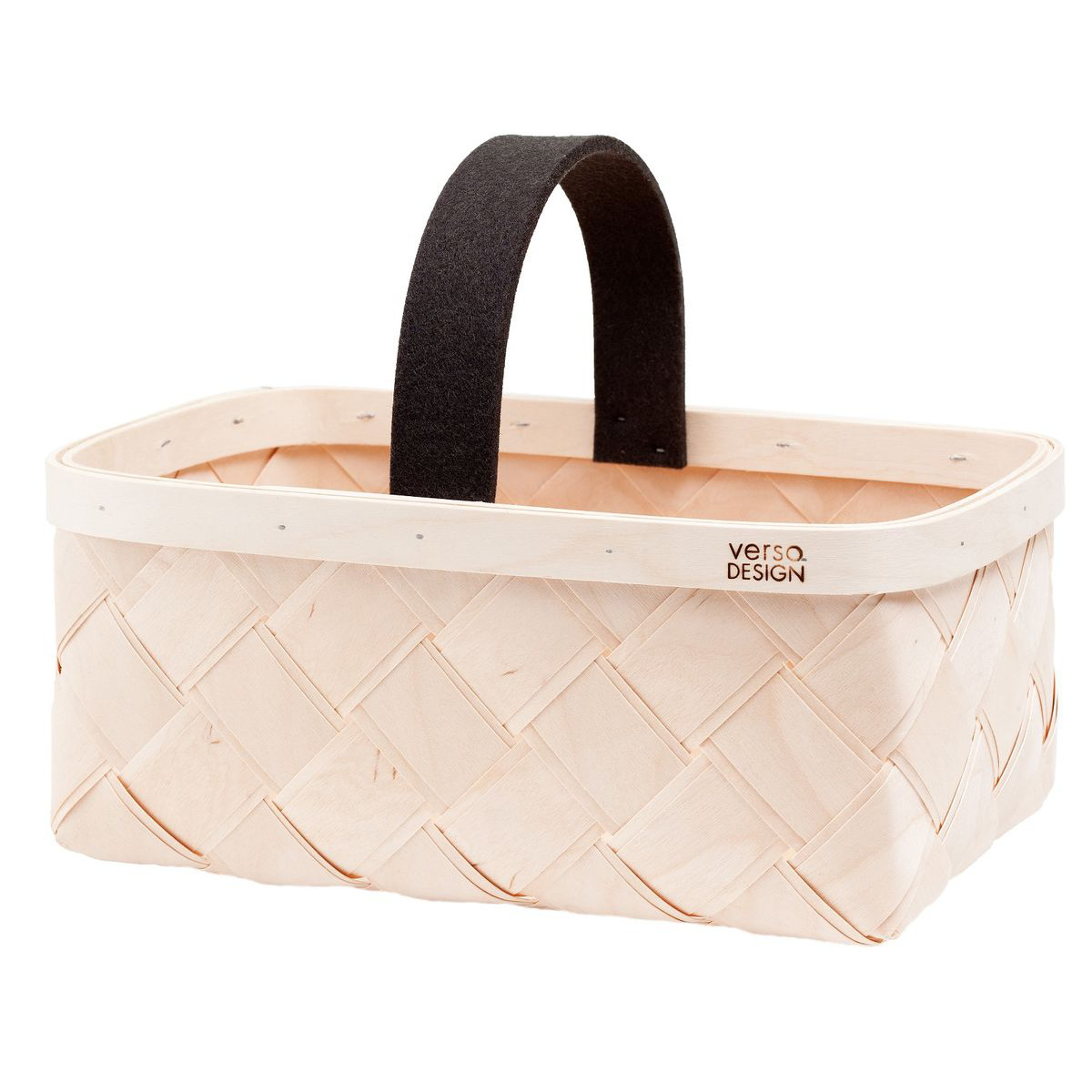 収納ボックス VERSO LASTU S マッシュルーム バスケット 木製 （ 収納