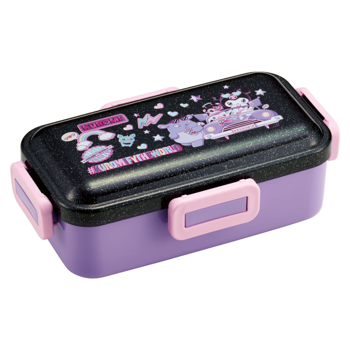 スケーター 弁当箱 1段 530ml 抗菌ふわっと弁当箱 KUワンダージャーニ