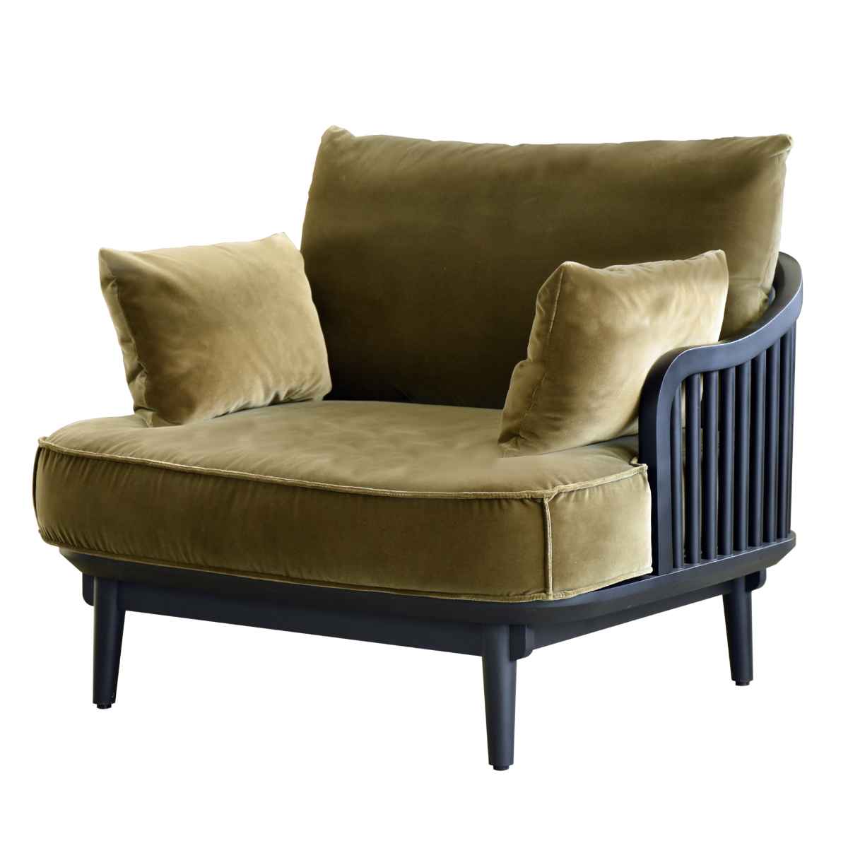 GART（ガルト） ソファ 1人掛け ワイドタイプ ファブリック張地 幅90cm