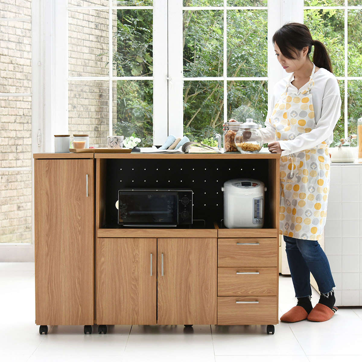 JK-PLAN（ジェイケイ・プラン） レンジ台 幅120cm キッチンラック