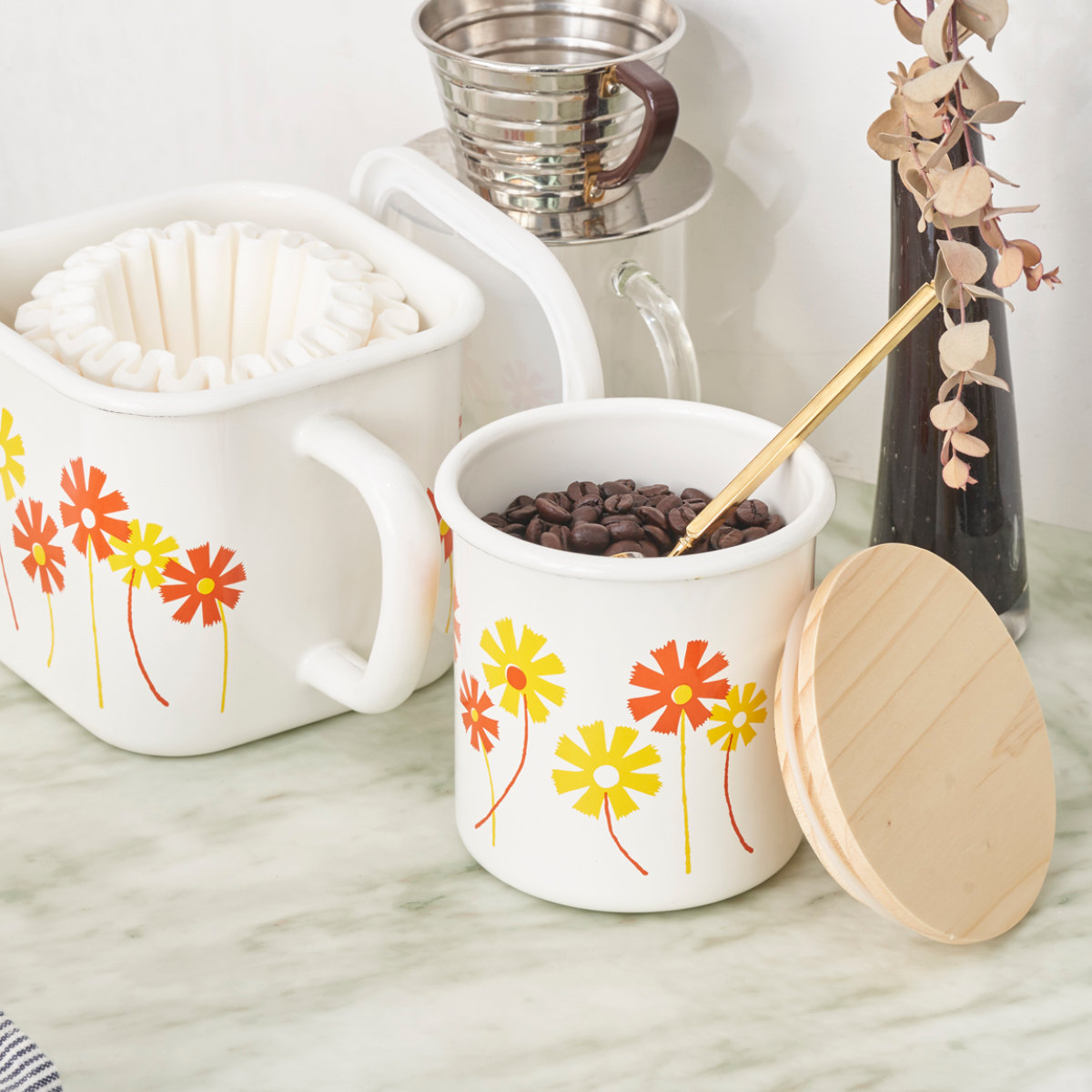 タマハシ 保存容器 750ml アデリアレトロ キャニスター （ 日本製