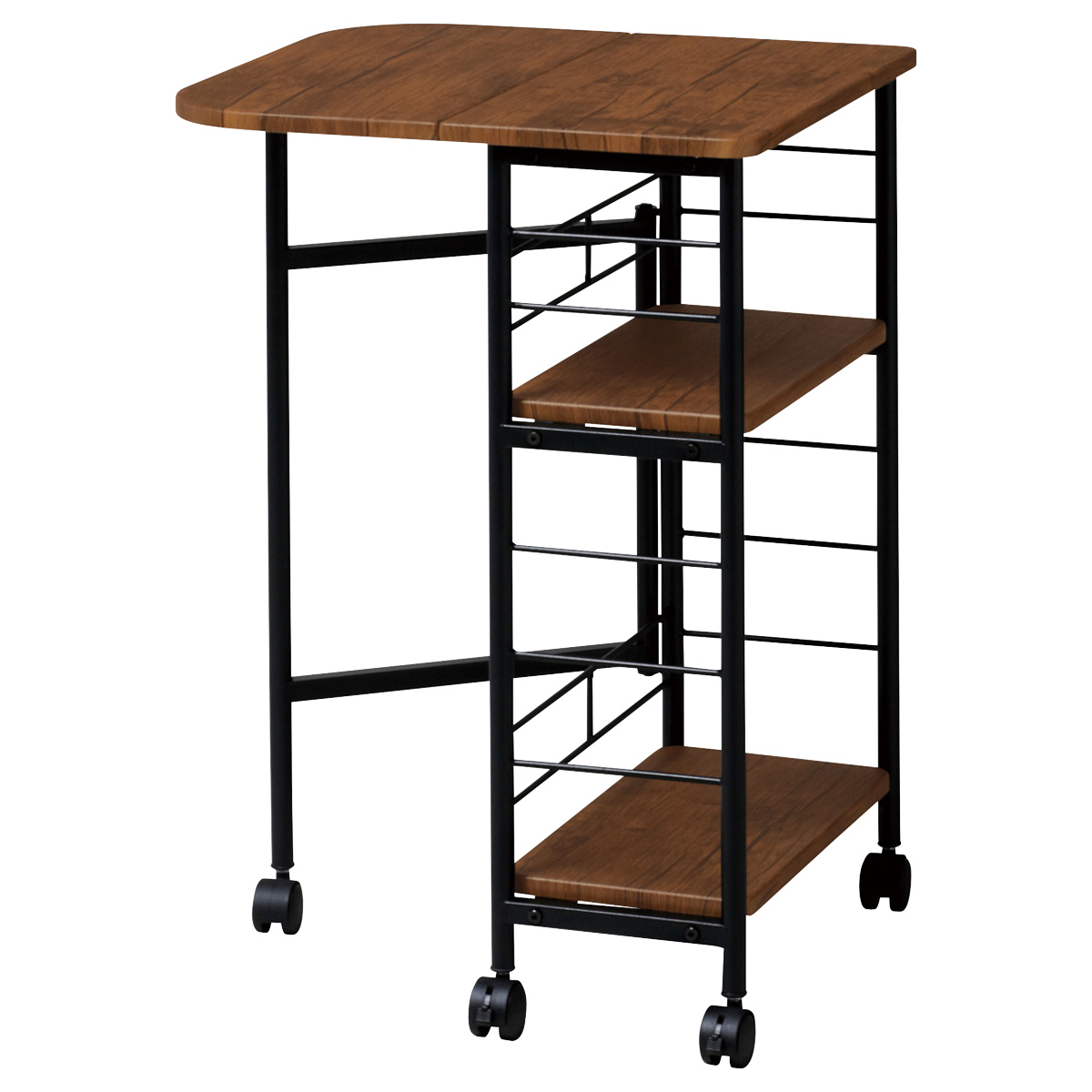 弘益 キッチンワゴン バタフライ天板 幅27・50cm Like Vintage