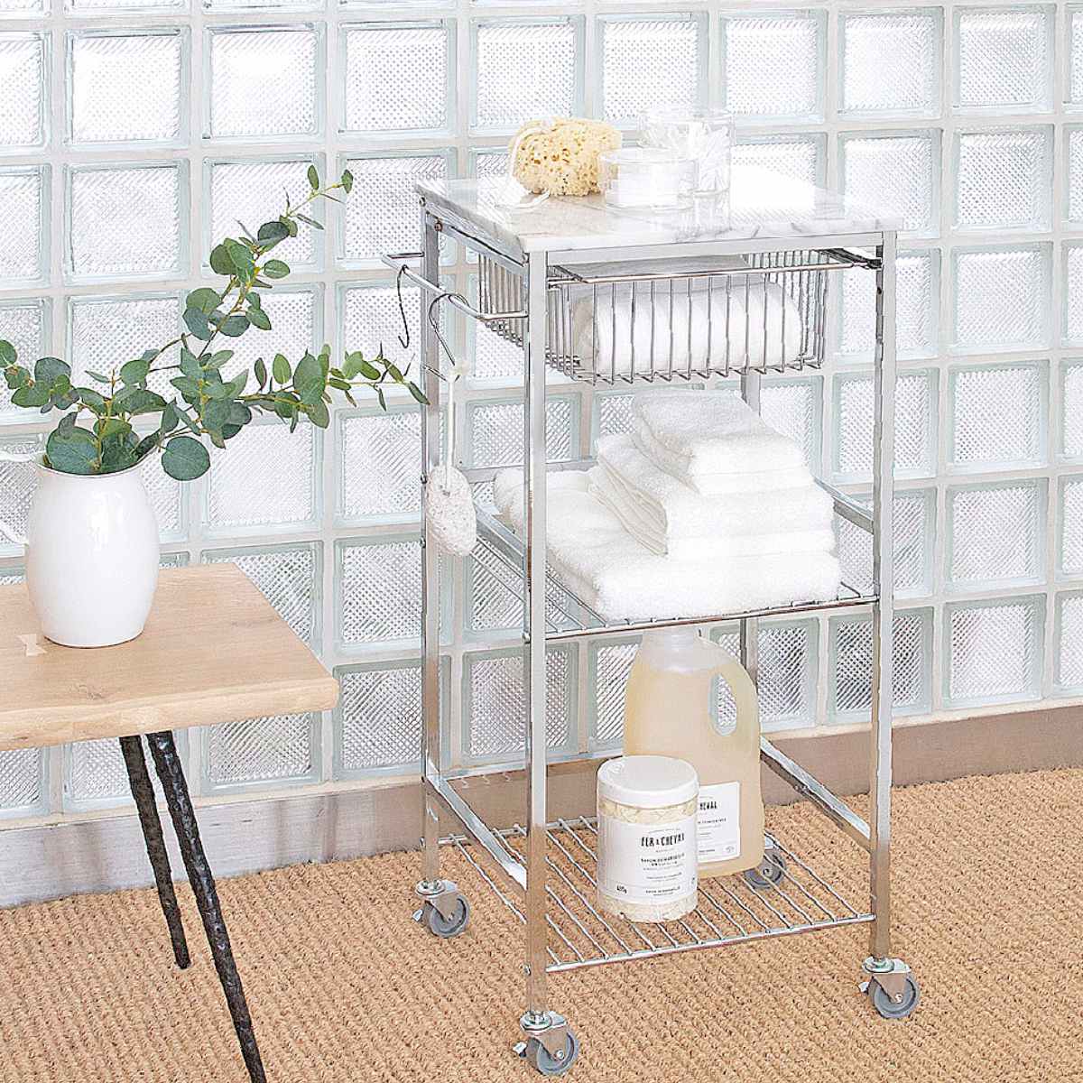 ASPLUND（アスプルンド） キッチンワゴン マーブルトップトローリー S