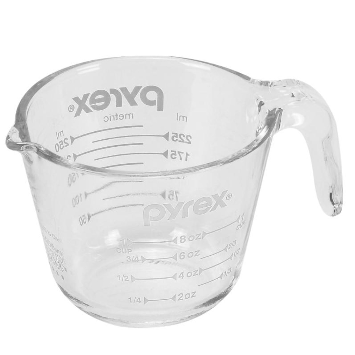 PYREX（パイレックス） 計量カップ 250ml 耐熱ガラス 取っ手付き