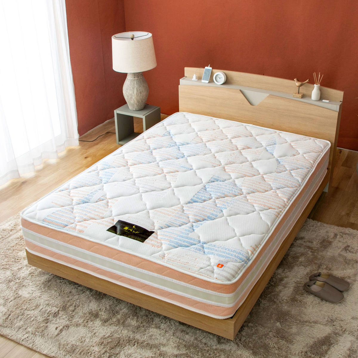 硬さの選べる マットレス シングル 咲夜レアル サンセットオレンジ