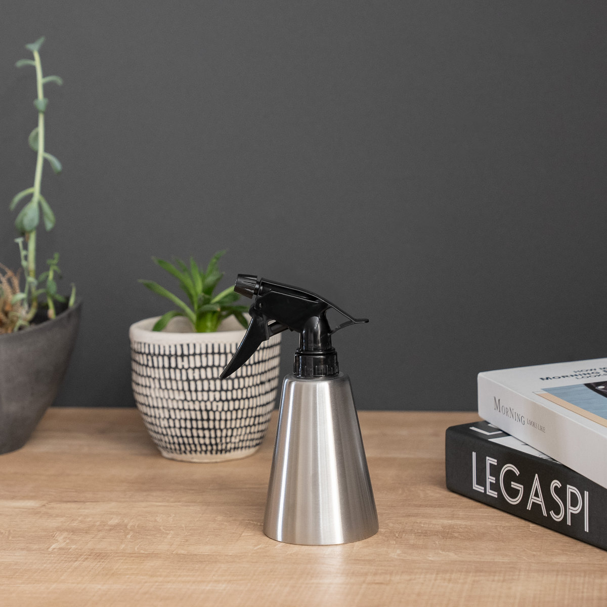 スプレー ミッテ 霧吹き （ ウォータースプレー 水 ステンレス ボトル