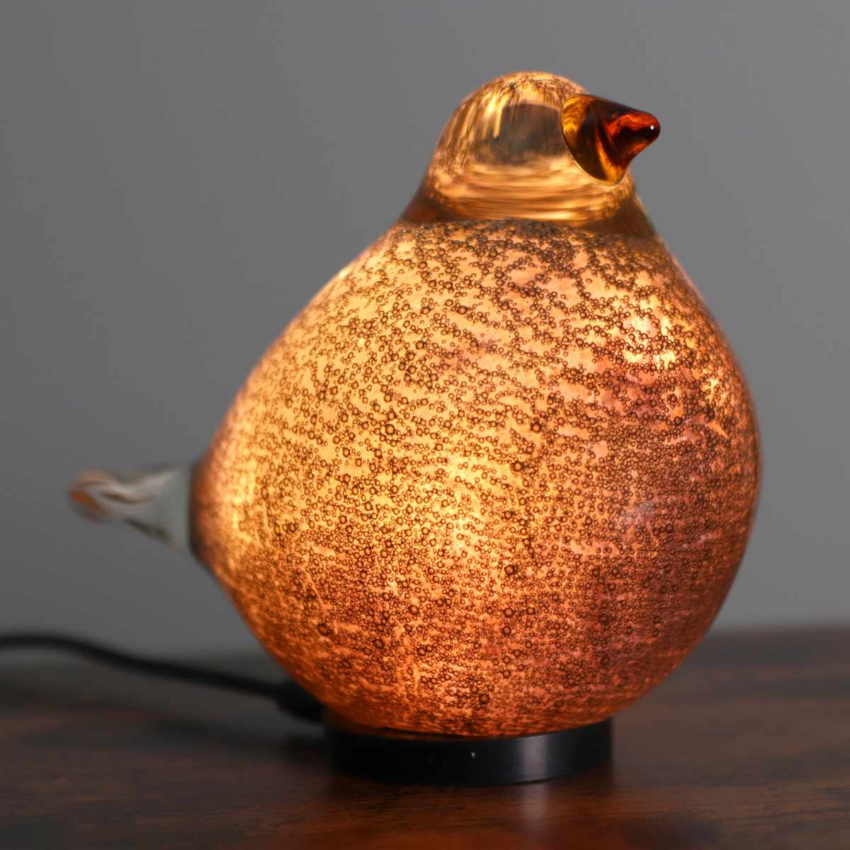 magnet テーブルライト HEALING BIRD USB電源 （ ライト ガラス製