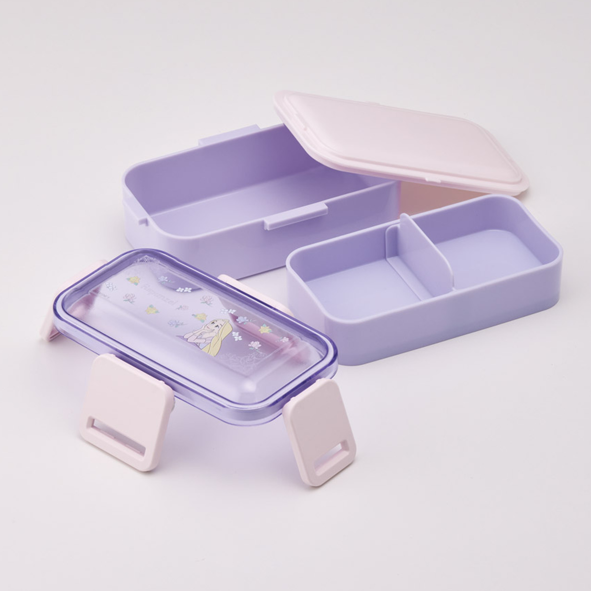 スケーター 弁当箱 2段 600ml 抗菌2段ふわっと弁当箱 ラプンツェル